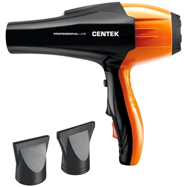 Фен Centek CT-2226, 2200 Вт черный/оранжевый