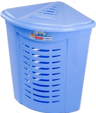 Корзина для белья Dunya Plastik 05003 Blue