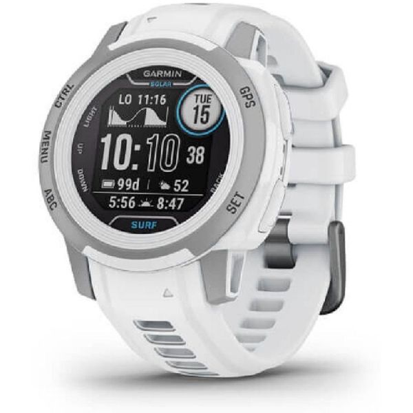 Умные часы Garmin Instinct 2s Solar 40 мм черный/белый [010-02564-03]